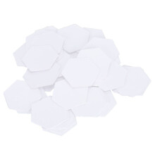 100 Stück Patchwork-Schablonen, sechseckiges Papiermodell