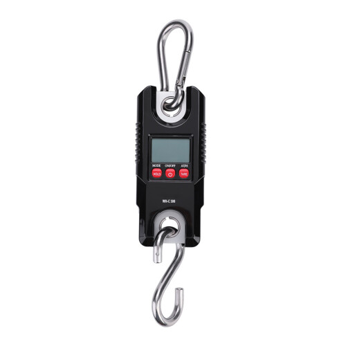 Weiheng WH-C 300kg Digital Hanging Scale with Hook - Compact, Black 1