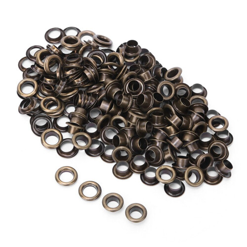 100PCS 6mm Brass Double-Sided Eyelet Hollow Rivet 1