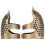 2Pcs Thimbles Metal Finger Protector Shield Ring 2