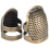 2Pcs Thimbles Metal Finger Protector Shield Ring 4