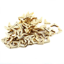 100 st retro gula metallbokalbum menyer