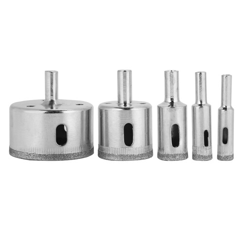 10Pcs Diamond Coated Core Drill Bits 3~50mm Hole Saw Tile Ceramic Glass Marble 2