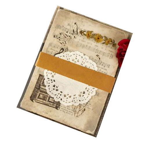 26 Sheets Vintage Scrapbook Paper DIY Handwork 1