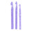 3PCS Crochet Hooks Transparent Sequin Plastic Yarn 1
