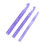 3PCS Crochet Hooks Transparent Sequin Plastic Yarn 4