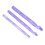 3PCS Crochet Hooks Transparent Sequin Plastic Yarn 5