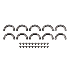 10 Sets D-Ring-Verbinderschnallen aus Zinklegierung