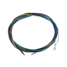 Milieuvriendelijke gitaarsnaren van gekleurd nylon met koperen afwerking