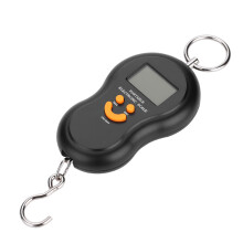 Portable Digital Hanging Scale 45kg Black with LCD Display & Tare