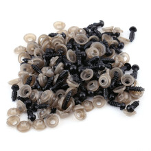 100pcs Black Plastic Doll Eyes For Teddy Bear
