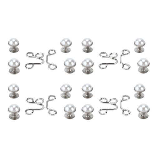 16 botones reutilizables, resistentes y duraderos.