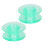 2Pcs Bobbin Transparent Plastic Sew Thread Spool 1
