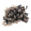 100 stuks zwarte plastic poppenogen voor teddyberen 3