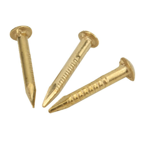 100Pcs Round Head Nail Brazen Brass Vintage DIY 1