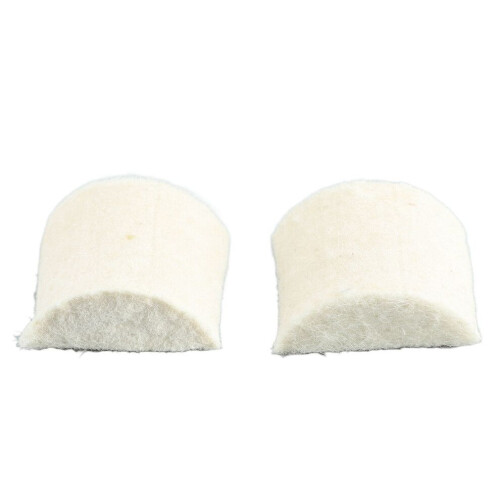 2Pcs Drum Pedal Beater Felt Pads Replacement for 2