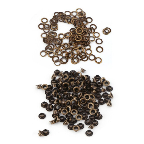 100pcs Metal Eyelets for Leather Craft DIY 2
