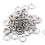 100Sets 5mm Metallic Scrapbooking Eyelets Buckle 5