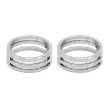 2 Pcs Hand Made Ring Inner 18mm Outer 21mm