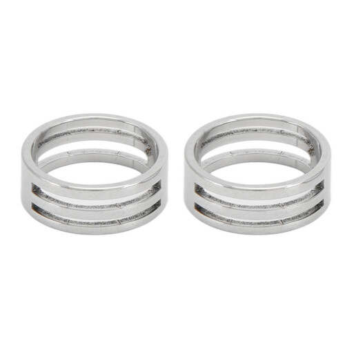 2 Pcs Hand Made Ring Inner 18mm Outer 21mm