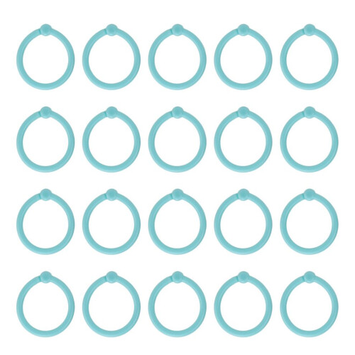 40 Pcs Binder Rings Multifunction Multiple Colors 2