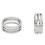 2 Pcs Hand Made Ring Inner 18mm Outer 21mm 5