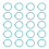 40 Pcs Binder Rings Multifunction Multiple Colors 4