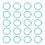 40 Pcs Binder Rings Multifunction Multiple Colors 2