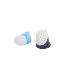 Lot de 2 dés à coudre en silicone souple, réutilisable et durable