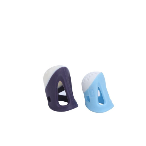 2Pcs Sewing Thimble Soft Reusable Durable Silicone 2