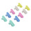 10pcs Knitting Thimble Plastic Portable Glossy 1