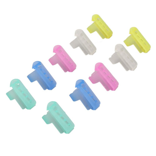 10pcs Knitting Thimble Plastic Portable Glossy