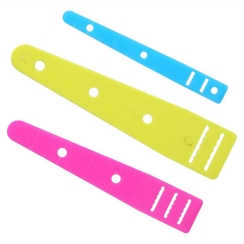 3Pcs Plastic Color Threaders Flat Easy Pull Band 2
