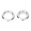 Kit de 100 œillets métalliques de 8 mm avec rivets 2