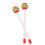 2Pcs Drum Sticks Round Felt Mallet EVA Orff Hand 5