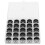 25Pcs Bobbin Set Black with Threads Case Boxed 4