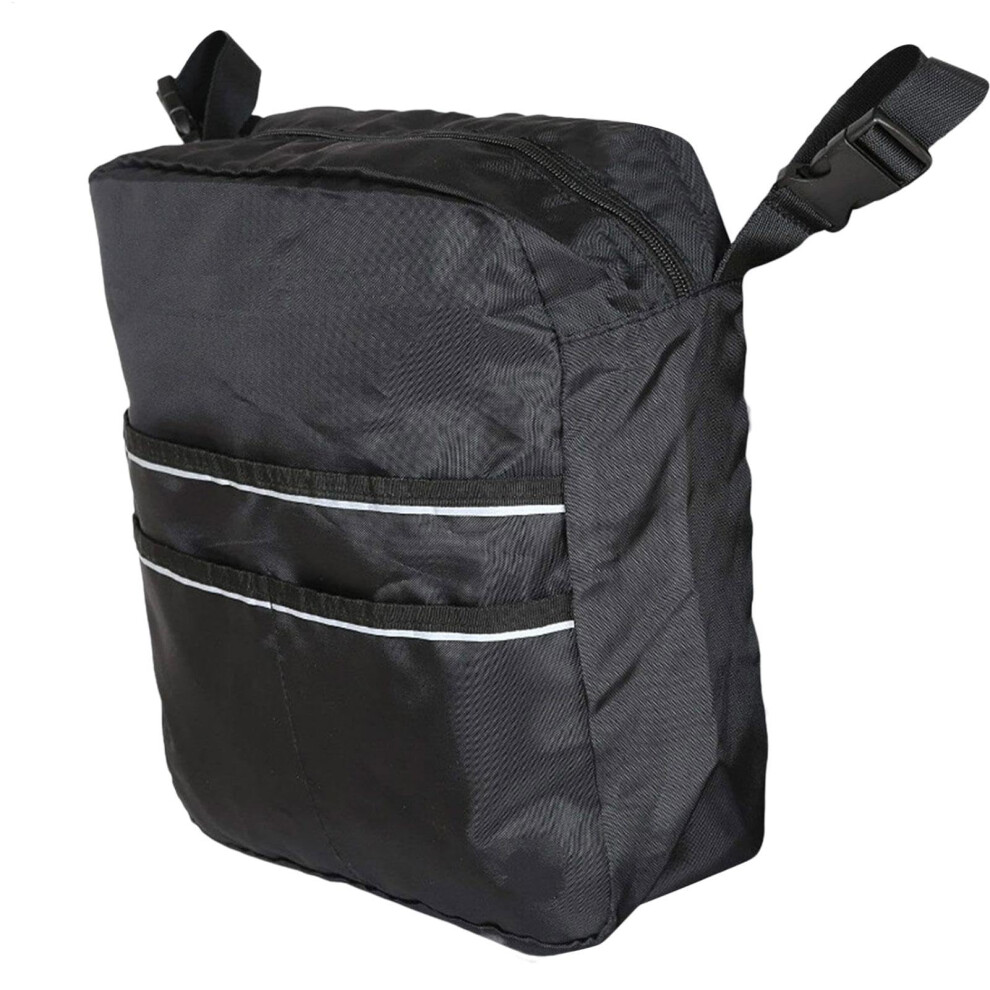 Rollator Walker Basket Portable Drink Cup Holder Foldable Carry Basket For Wheeled Chairs And Transport Chairs