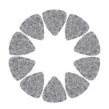 10 stuks hoogwaardige wollen vilten plectrums van 3 mm