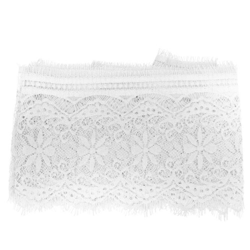 14,5 cm Polyester-Seiden-Stickspitze zum Selbermachen
