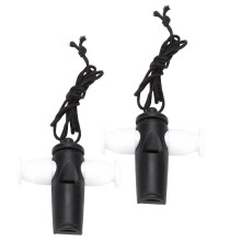 Ensemble de 2 sifflets de samba, instrument de musique jouet en ABS