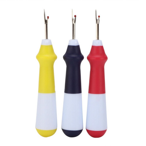 3-teiliges Set Nahttrenner, farbig, robust, aus Edelstahl