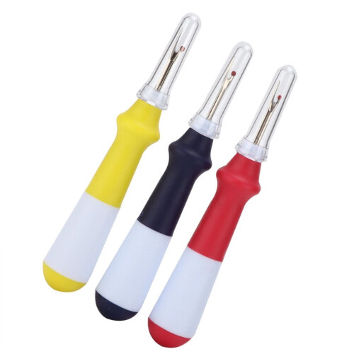 3-teiliges Set Nahttrenner, farbig, robust, aus Edelstahl 2