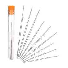 10 agujas para abalorios de 5,5 cm, 7,5 cm, 10 cm y 11,5 cm