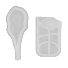 2Pcs Silicone Mold Unique Exquisite Pipa Shape