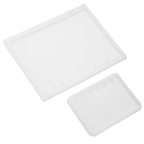 2pcs/set A5 A7 Notebook Shape Silicone Mold for