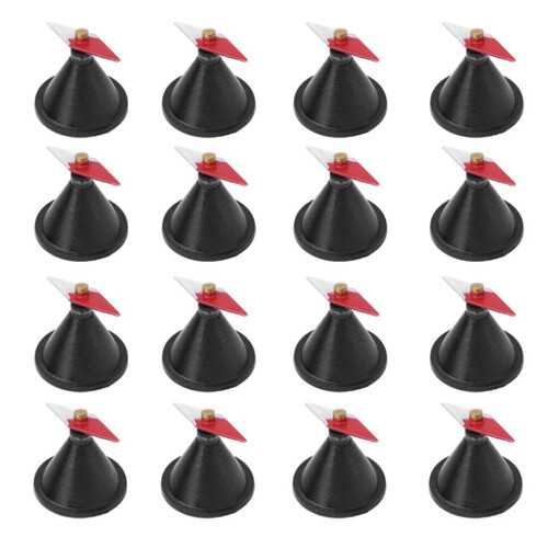 16pcs Rhombus Small Magnetic Needle with Stand
