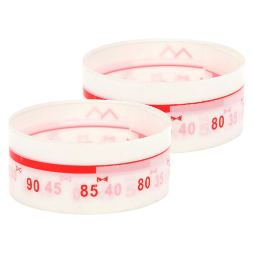 2PCS Knitter Knitting Machine Needle Rulers for 1