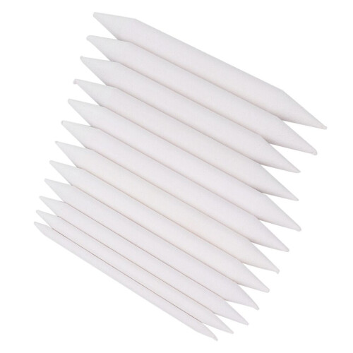 12 Pcs White Paper Pen Blending Stumps Sketch Rub 2