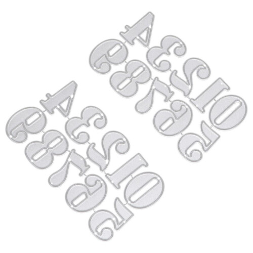 2 st stansmönster DIY metallfigur kolstål 2