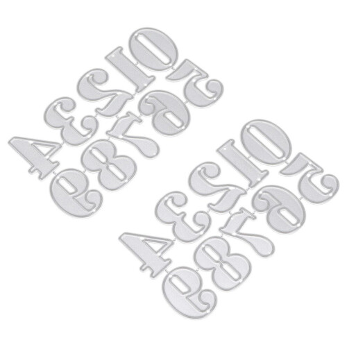 2 st stansmönster DIY metallfigur kolstål 1